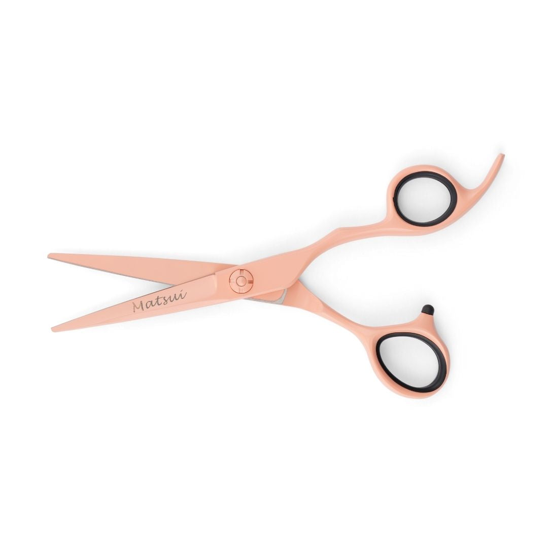 Matsui Pastel Peach Combo Hairdressing Scissors (6623021760573)