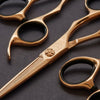 2020 Rose Gold Matsui Damascus Offset Scissor Thinner Combo (1828750884925)