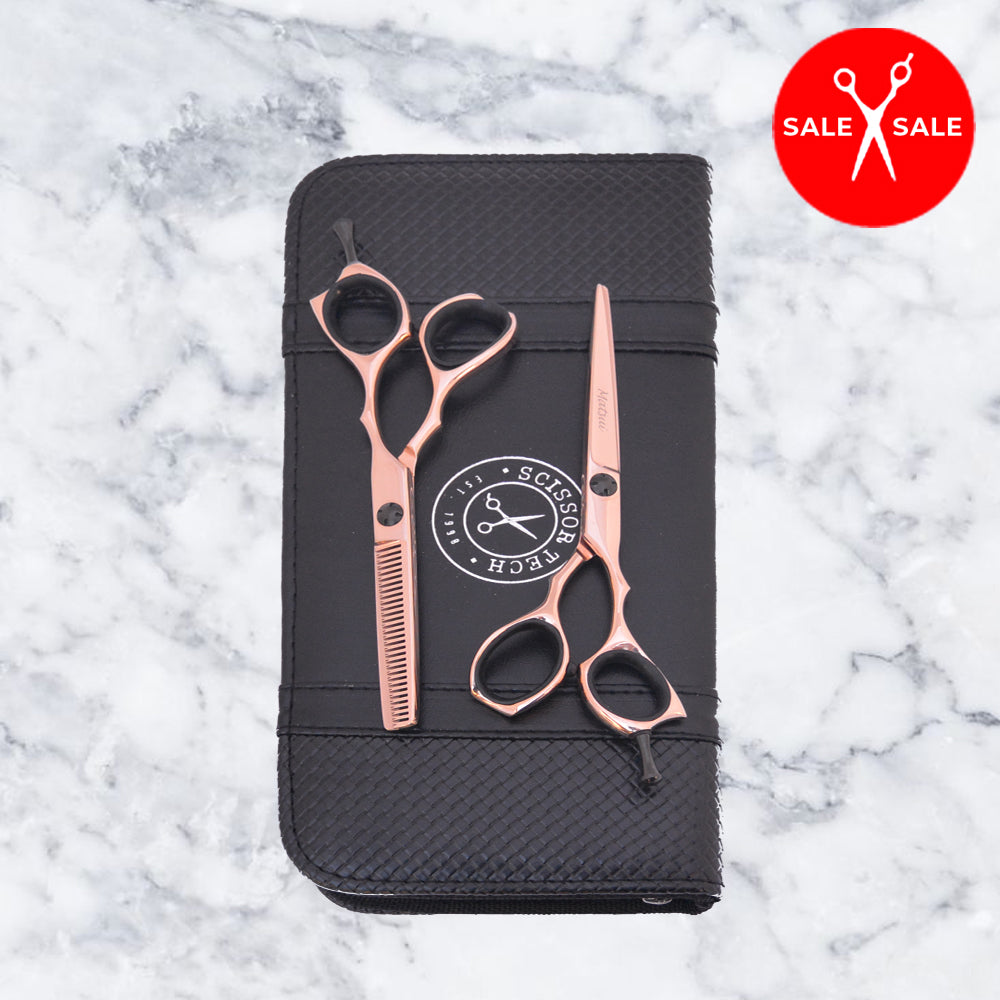 8th Day of Christmas: Matsui Precision Rose Gold Scissor Thinner Combo