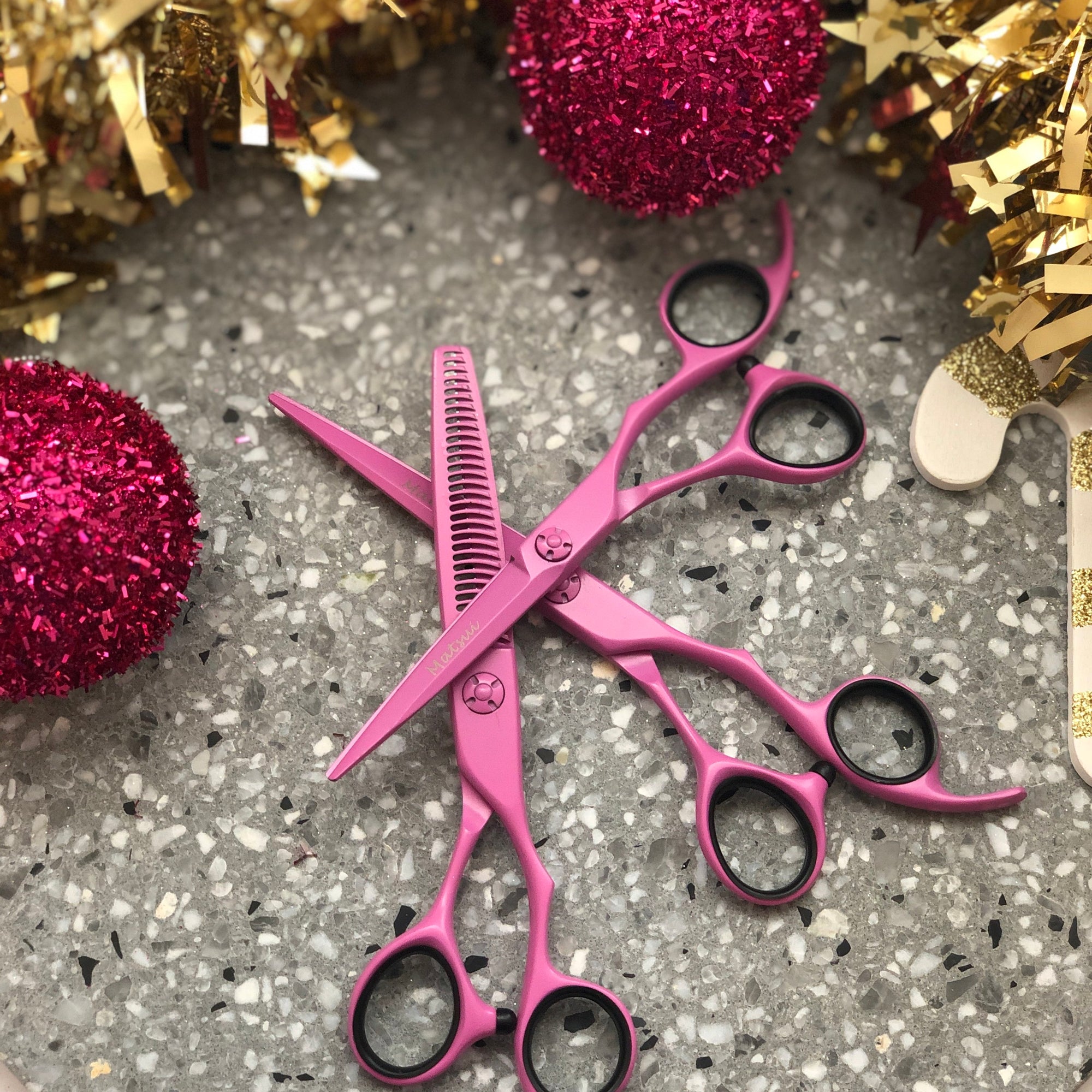 1st Day of Christmas: Matsui 2019 Neon Pink Offset Scissor Set