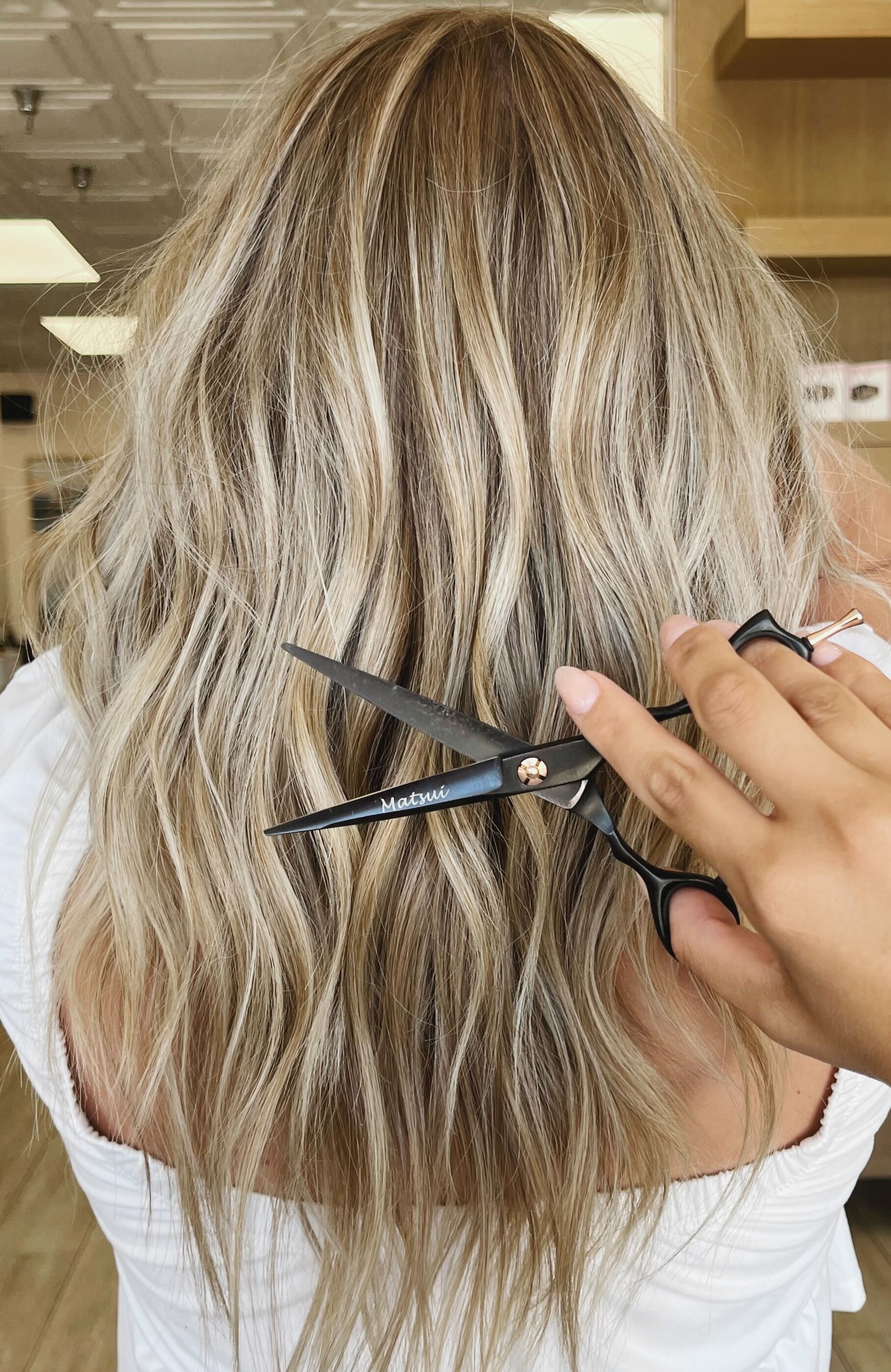 How to hold hairdressing scissors like a professional