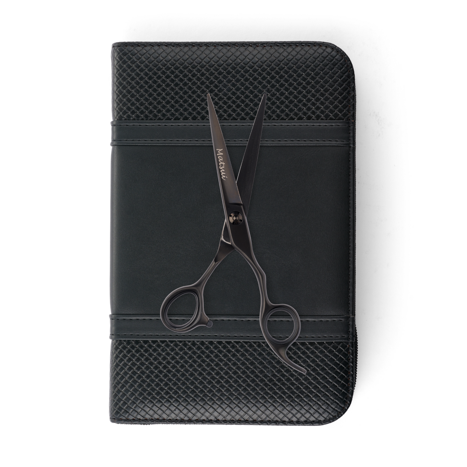 Matsui Lightweight Classic Matte Black Offset Cutting Scissor (7042781216829)