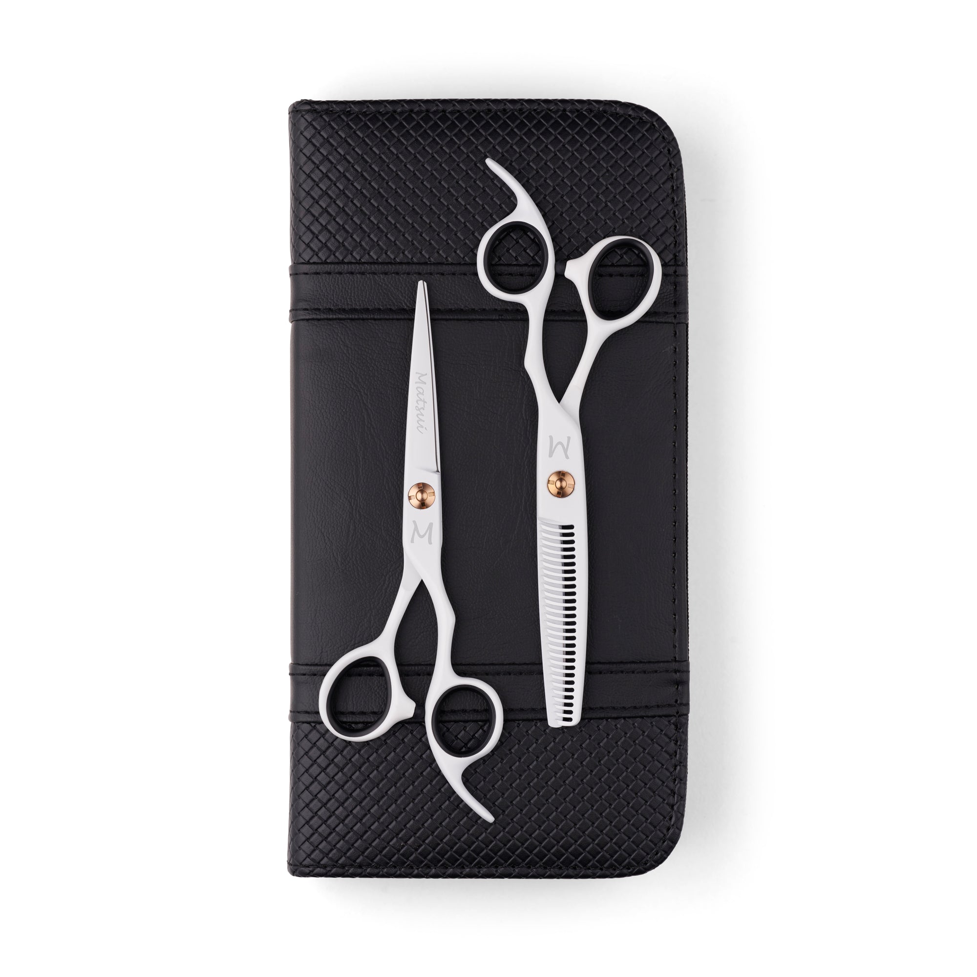 Copy of Matsui Lightweight Classic Offset Rose Gold Scissor Thinner Combo (7220865302589)