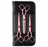 Matsui Pastel Pink Precision Hair Scissors Triple Set