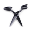 Matsui Damascus Offset Scissors, Lefty Triple Set Matte Black (6566998048829)