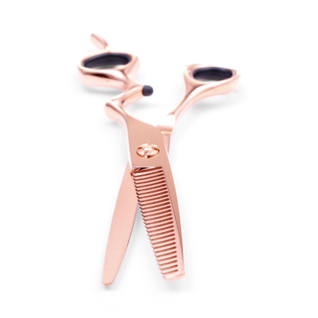 Matsui Classic Ergo Support Scissor Rose Gold Thinner Triple Set (6550067642429)