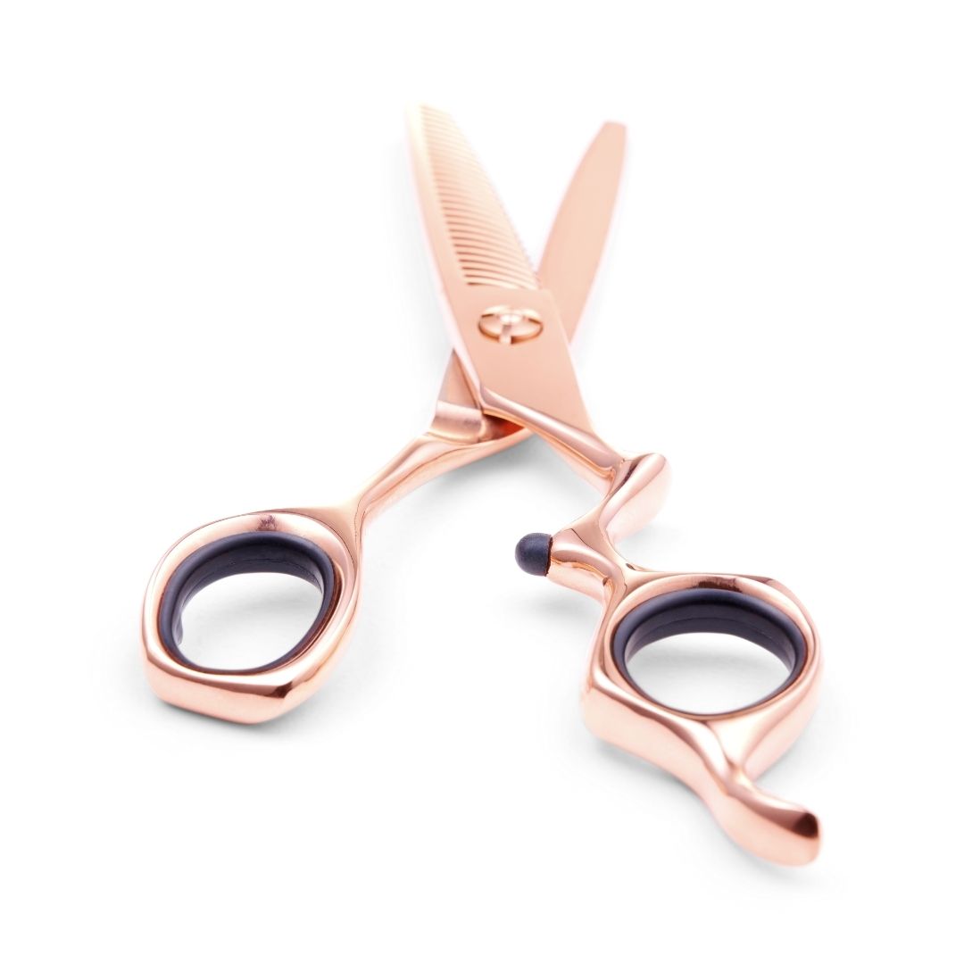 Matsui Classic Ergo Support Scissor Rose Gold Thinner Triple Set (6550067642429)