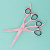 Lefty Matsui Pastel Pink Hair Scissors Combo (6941176070205)