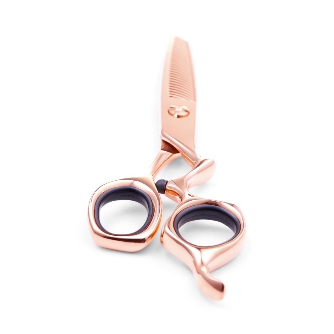 Matsui Classic Ergo Support Scissor Rose Gold Thinner Triple Set (6550067642429)