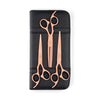 Lefty Matsui Pastel Peach Hair Scissors Triple Set (6941224140861)