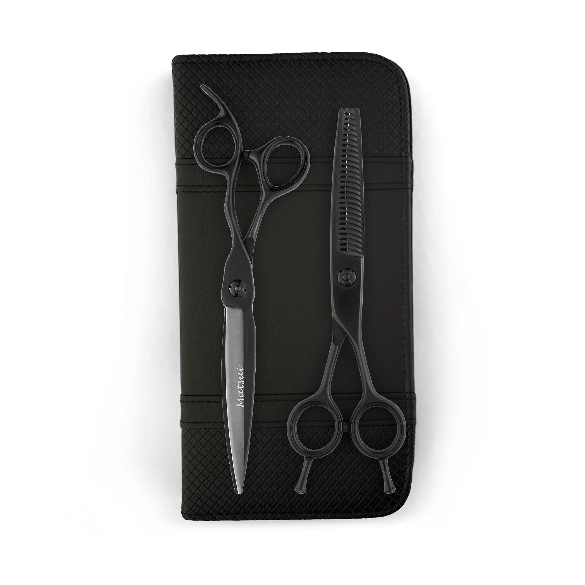 Matsui VG10 Sword Scissor Thinner Combo - Matte Black (4540278702141)