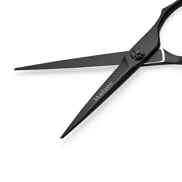Matsui Matte Black VG10 Offset Scissor Thinner Combo (1406166335549) (4859153907773)
