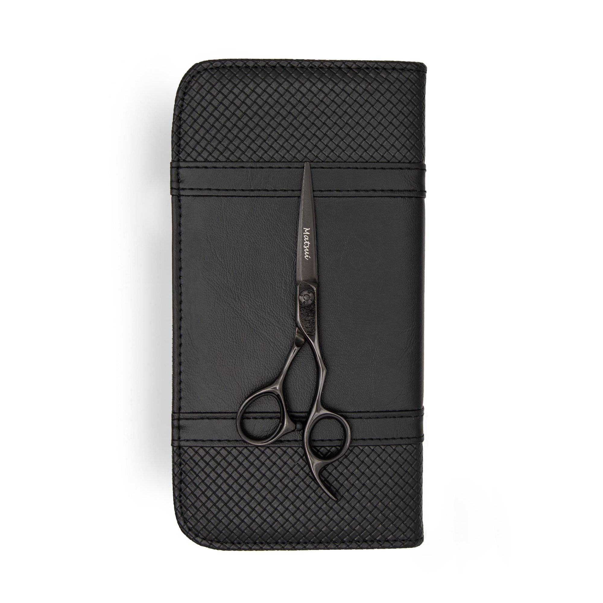 Gloss Matte Black Damascus Scissor - Limited Edition (4847648276541)