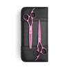 Left Handed  Matsui Neon Pink Offset Scissor Thinner combo (4366258667581)