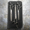 Professional Matsui Samurai Barbering Scissors, Triple barbers set (6884239081533)