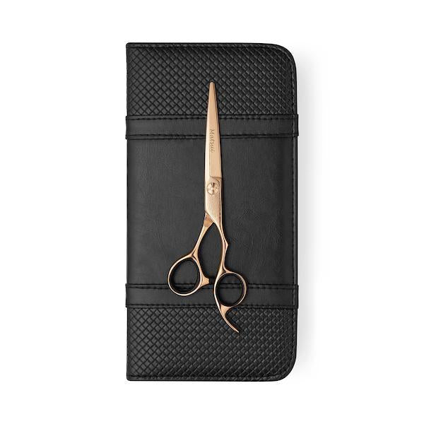 2020 Matsui Rose Gold Damascus Offset Scissor (1828731748413)