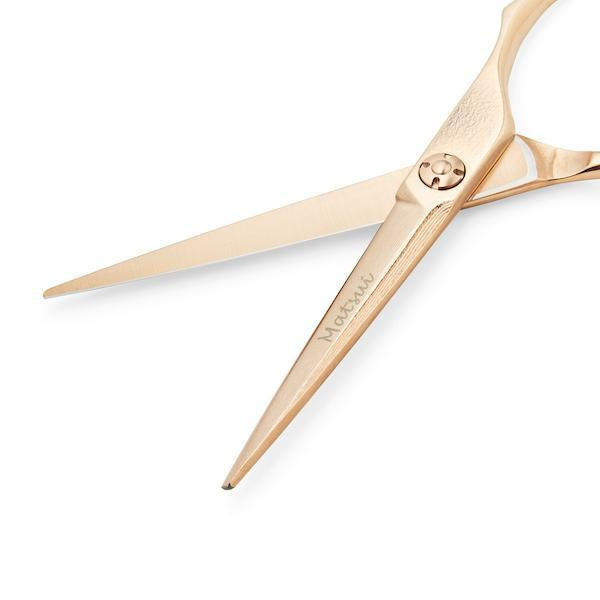 2019 Rose Gold Damascus Offset Scissor Thinner Combo (1828750884925)