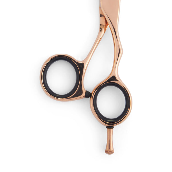 Matsui Offset Drop Handle - Rose Gold Hairdressing Scissors - Scissor ...