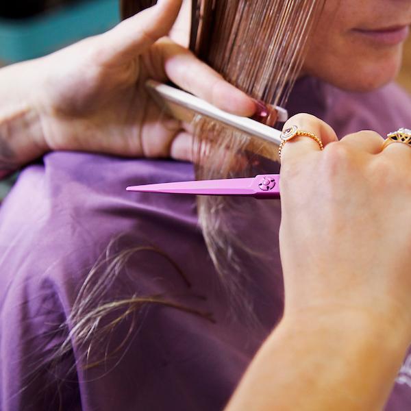 Matsui 2020 Neon Pink Offset Scissors &amp; Thinning Shears Combo (1613723926589)