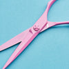 Matsui 2020 Neon Pink Offset Scissors &amp; Thinning Shears Combo (1613723926589)