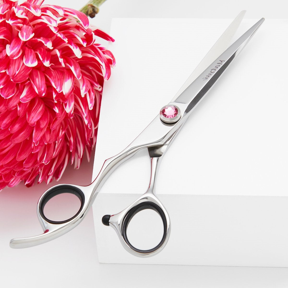 2022 Lefty Matsui Swarovski Elegance Pink Scissors &amp; Thinning Shears Combo (Limited Edition) (4533442379837)