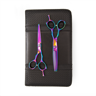 Matsui Rainbow Precision Scissor & Thinner Combo
