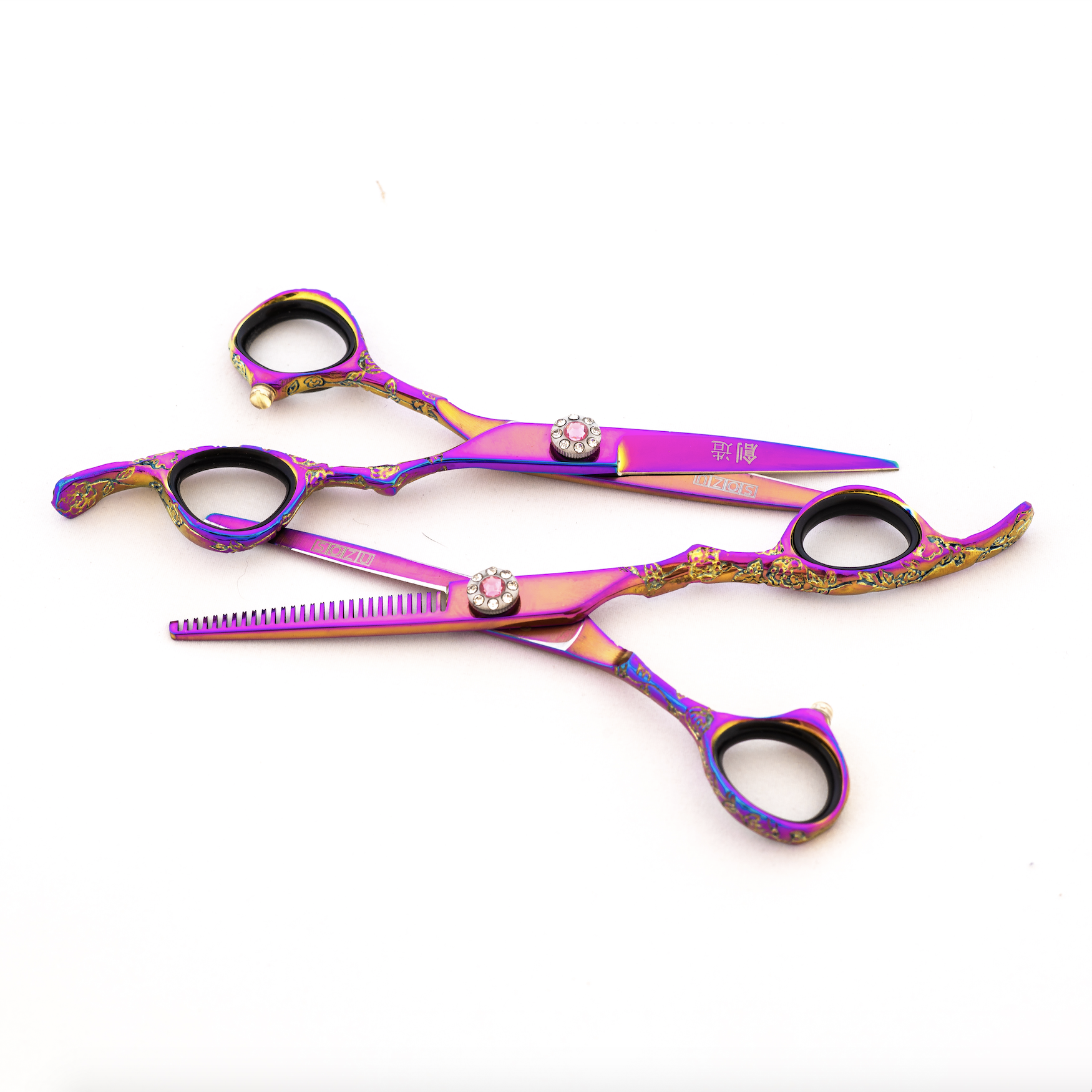 Sozu Essentials Pink Rainbow Scissor Thinner Combo (4373758017597)