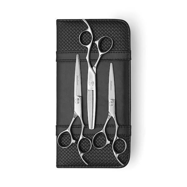 2026 Matsui Damascus Offset Scissors Triple Set - Scissor Tech Australia
