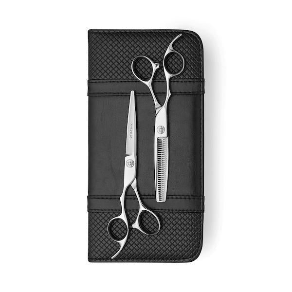 Lefty VG10 Matsui Offset Hairdressing Scissors & Thinner Combo (4859156332605)