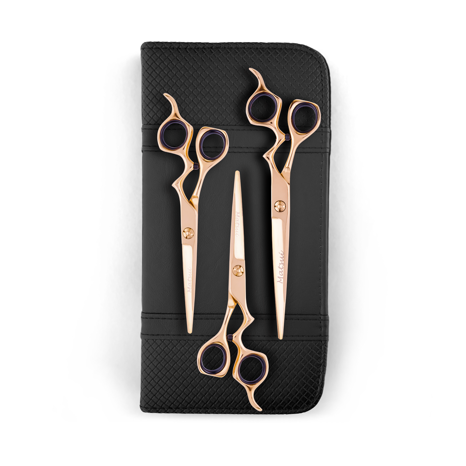 Matsui Classic Ergo Support Scissor Rose Gold Triple Set (6550067216445)