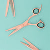 Lefty Matsui Pastel Peach Hair Scissors Triple Set (6941224140861)