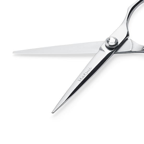 Lefty Matsui Silver Elegance Crystal Hair Stylist Scissors - Scissor ...